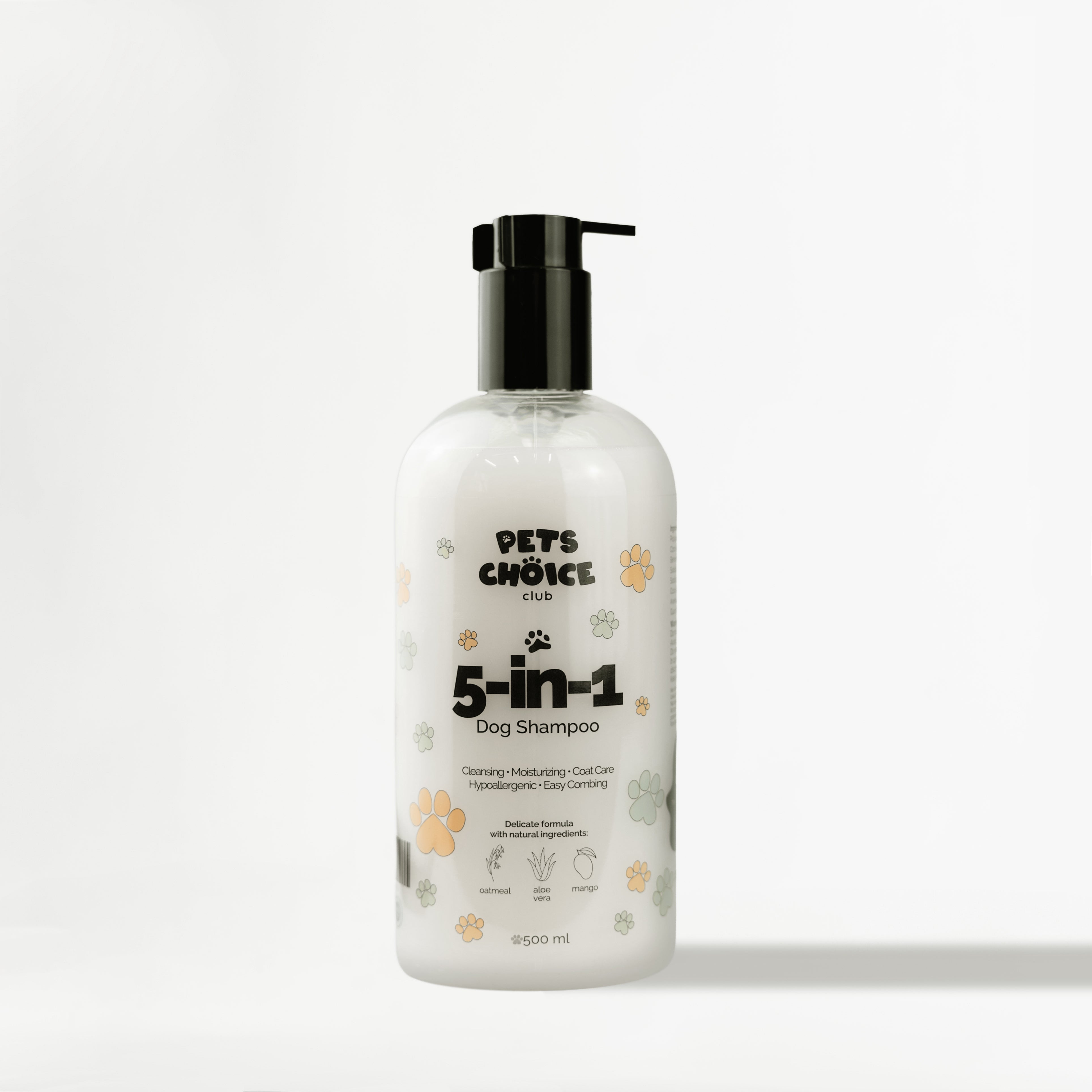 Szampon 5w1 pielęgnacyjny dla psów, zapach mango, 500 ml