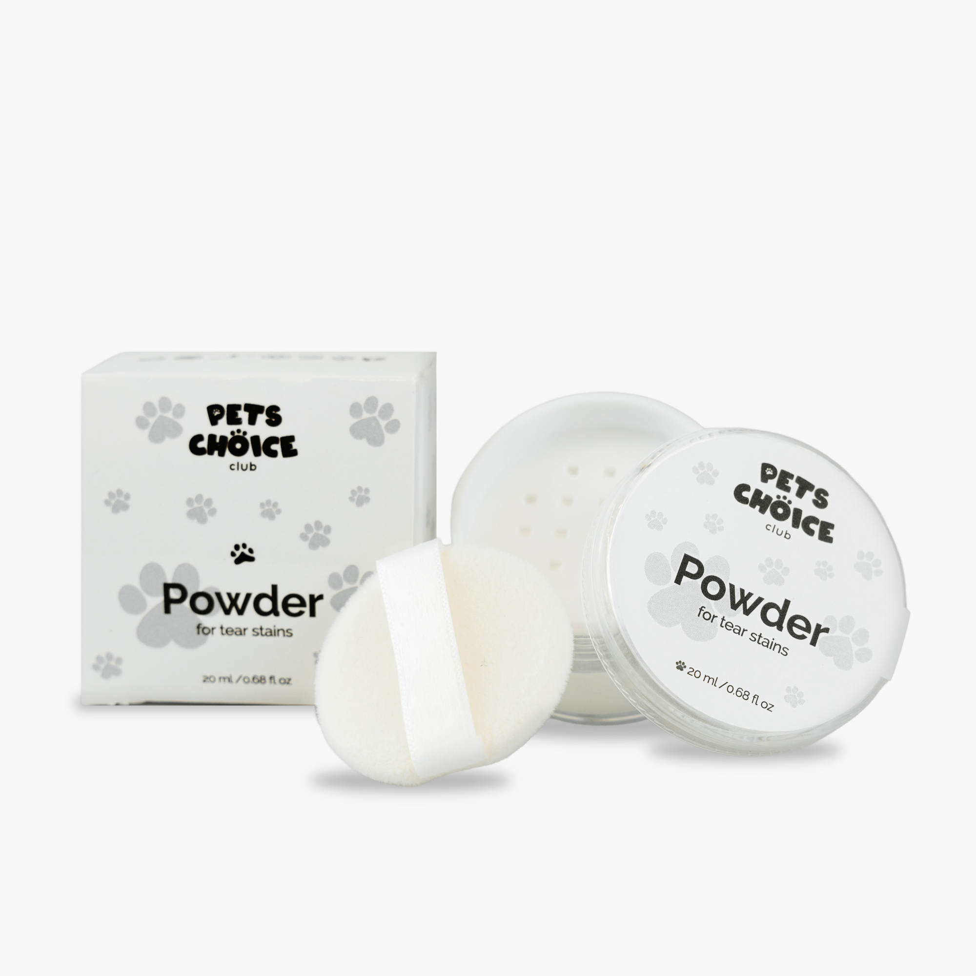 Puder do pielęgnacji okolic oczu psa, 20 g