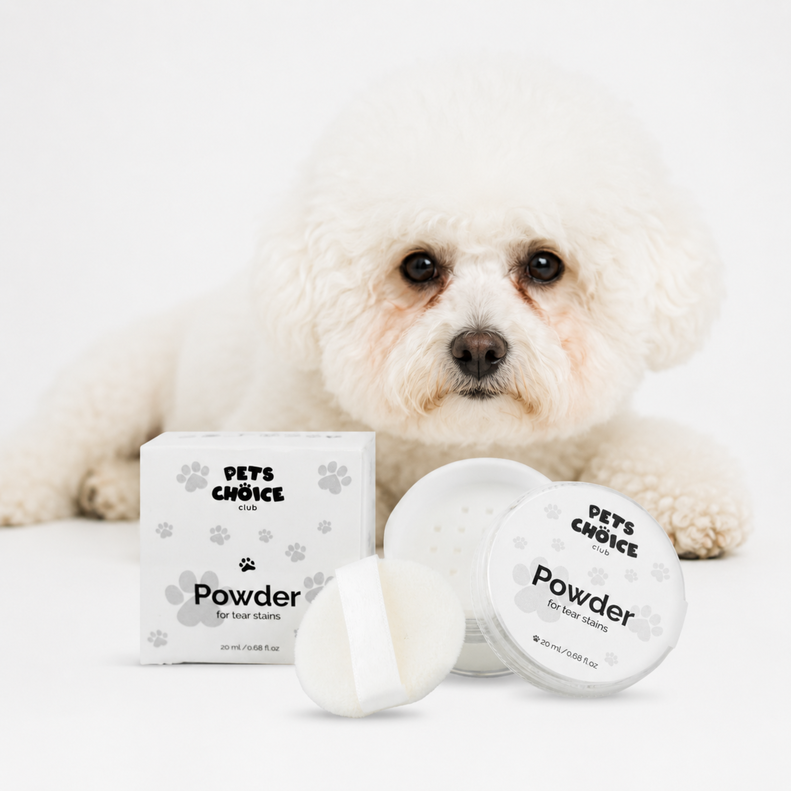 Puder do pielęgnacji okolic oczu psa, 20 g